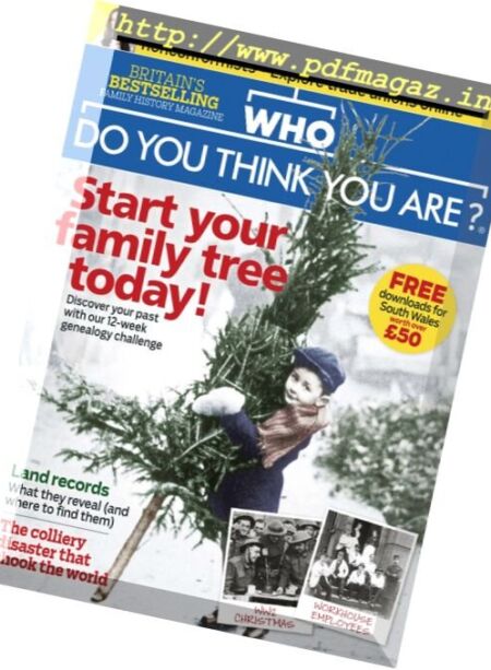 Who Do You Think You Are – December 2016 Cover