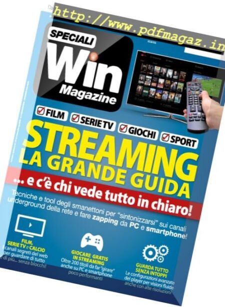 Win Magazine Speciali – Gennaio-Febbraio 2017 Cover