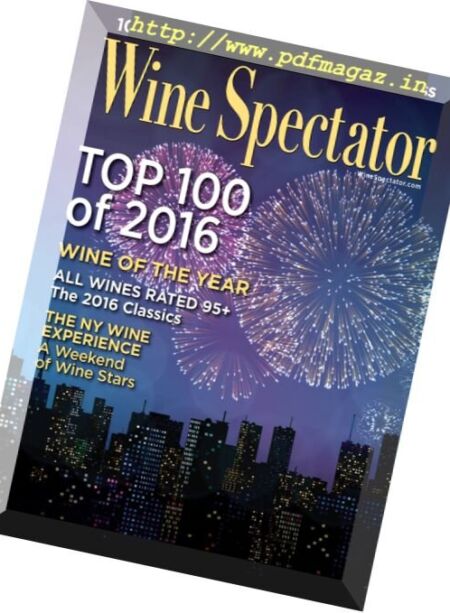 Wine Spectator – 31 December 2016 Cover