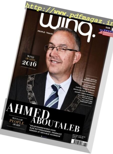 Winq – November-December 2016 Cover