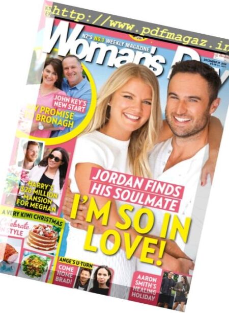 Woman’s Day New Zealand – 19 December 2016 Cover