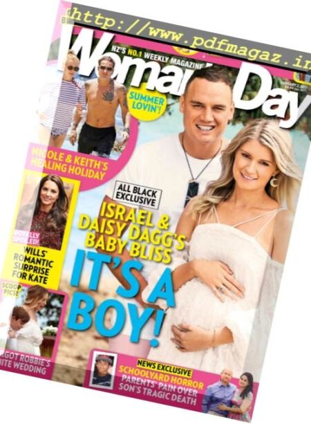 Woman’s Day New Zealand – 2 January 2017 Cover
