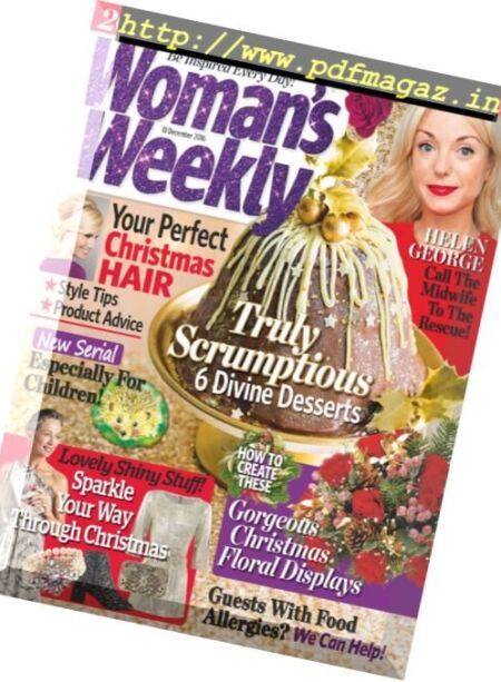 Woman’s Weekly UK – 13 December 2016 Cover
