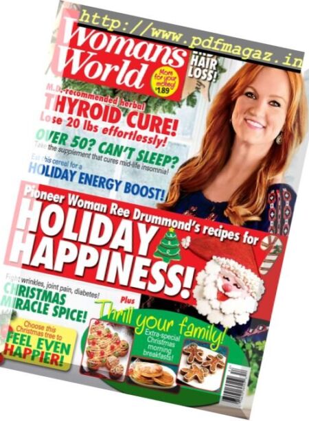 Woman’s World USA – 26 December 2016 Cover