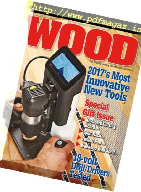 Wood Magazine – December 2016 – January 2017 Cover