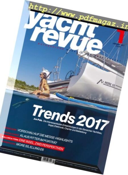 Yachtrevue – Januar 2017 Cover