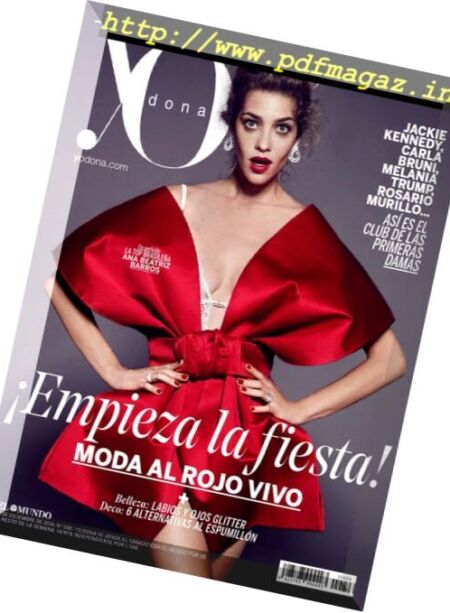 Yo Dona – 10 Diciembre 2016 Cover