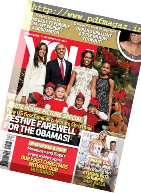 You South Africa – 22 December 2016 Cover