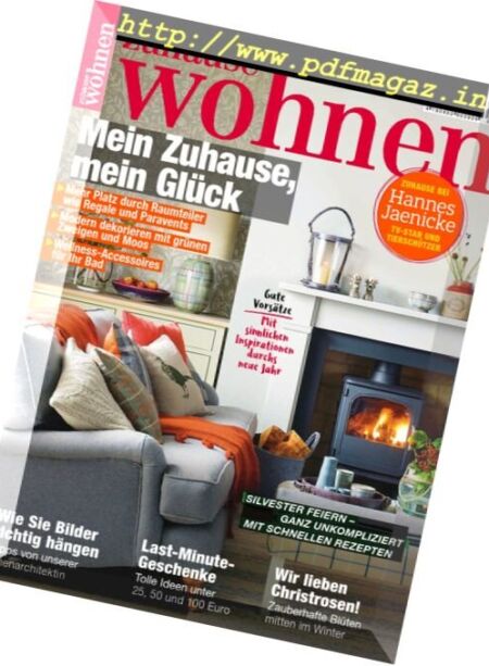 Zuhause Wohnen – Januar 2017 Cover