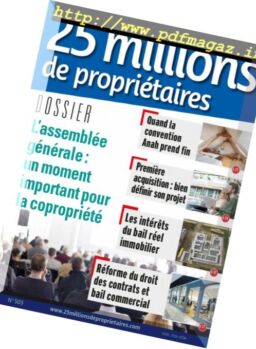 25 Millions de Proprietaires – Janvier 2017