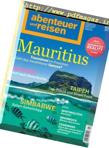 Abenteuer und Reisen – Nr.1-2, 2017 Cover