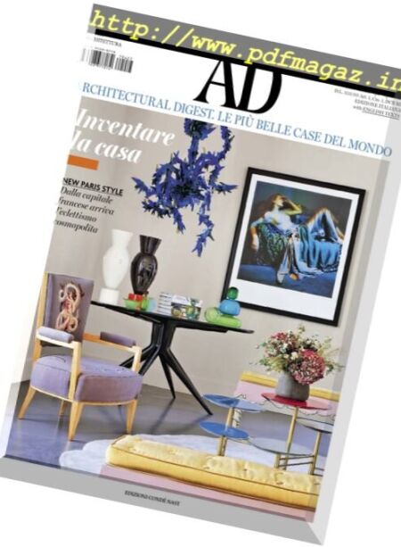 AD Architectural Digest Italia – Gennaio 2017 Cover