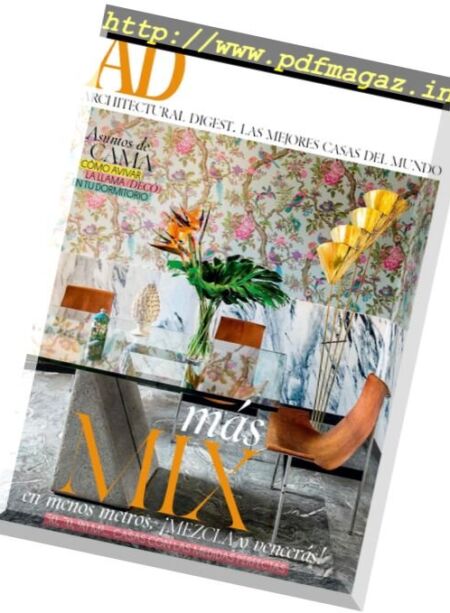 AD Architectural Digest Spain – Enero 2017 Cover