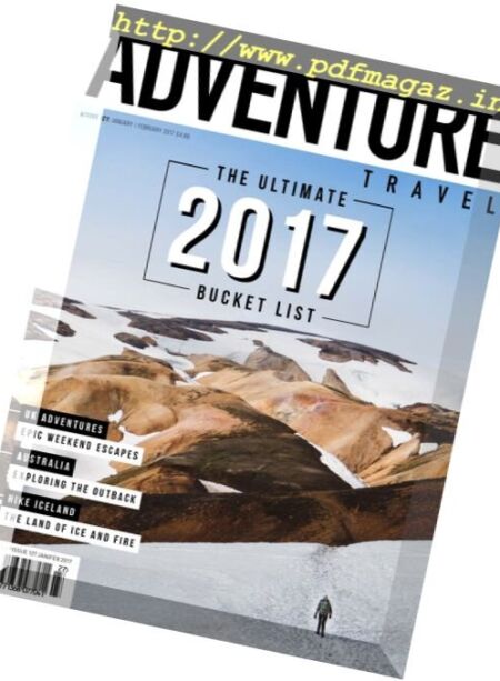 Adventure Travel – January-February 2017 Cover