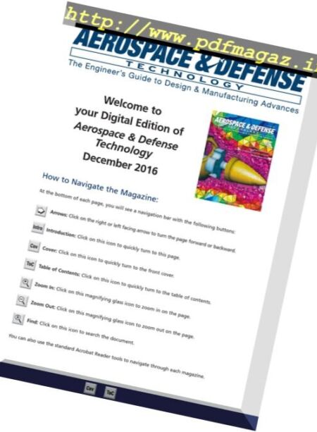 Aerospace & Defense – December 2016 Cover