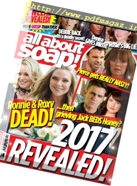 All About Soap UK – 6 January 2017 Cover