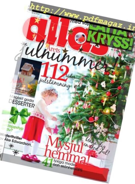 Allas – Nr.51, 2016 Cover