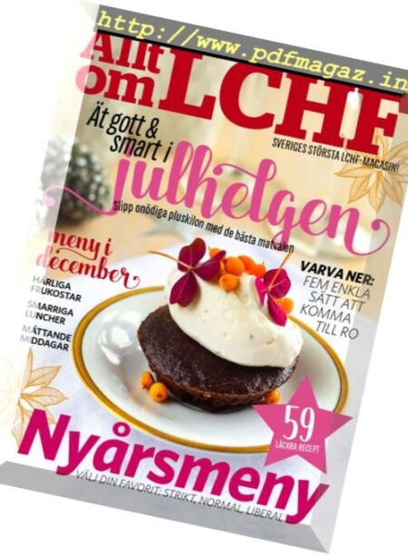 Allt om LCHF – December 2016 Cover