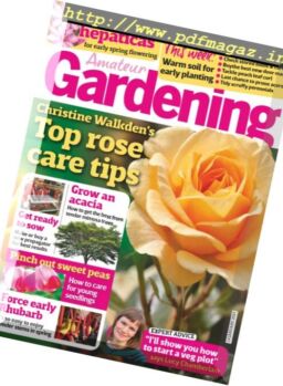 Amateur Gardening – 14 January 2017
