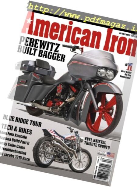 American Iron Magazine – Issue 345 2016 Cover