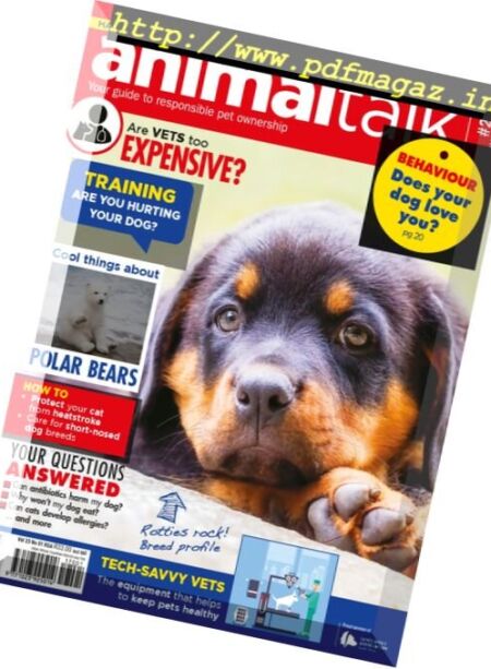 Animal Talk – January 2017 Cover