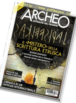 Archeo – Maggio 2016