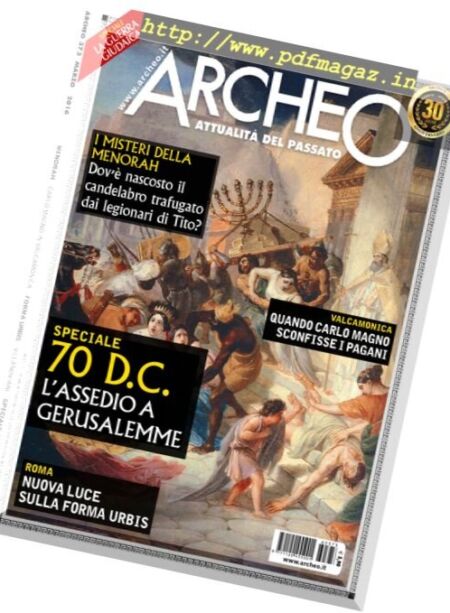 Archeo – Marzo 2016 Cover