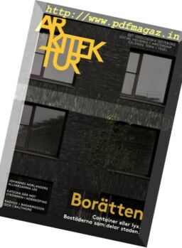 Arkitektur – Nr.8, 2016