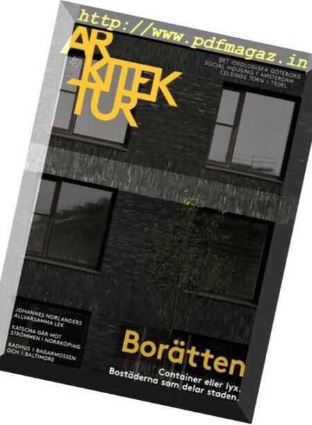 Arkitektur – Nr.8, 2016 Cover