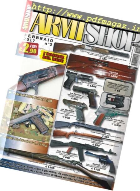 Armi Shop – Febbraio 2017 Cover