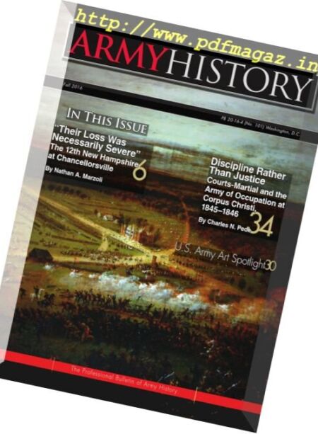 Army History – Fall 2016 Cover