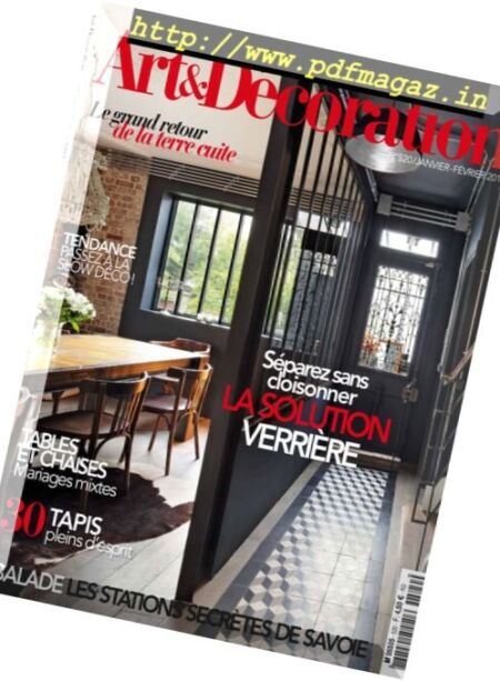 Art & Decoration – Janvier-Fevrier 2017 Cover