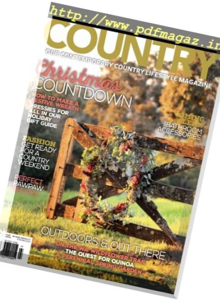 Australian Country – November 2016 Cover