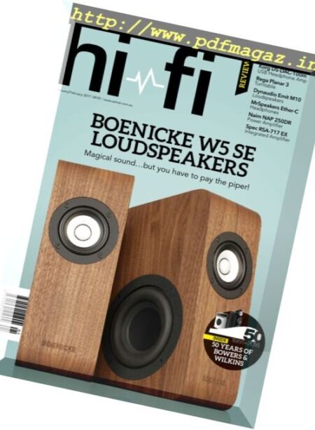 Australian HiFi – January-February 2017 Cover