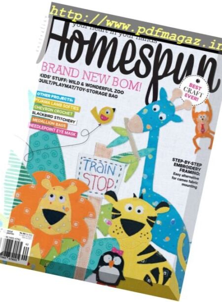 Australian Homespun – February 2017 Cover