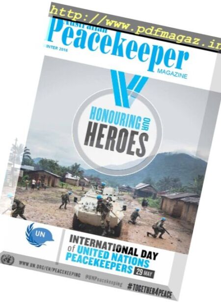 Australian Peacekeeper – Winter 2016 Cover