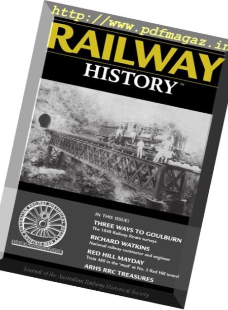 Australian Railway History – January 2017 Cover