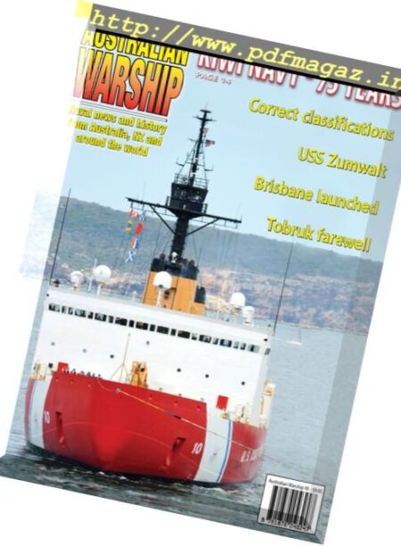 Australian Warship – Issue 95, 2017 Cover