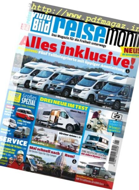 Auto Bild Reisemobil – Nr.1 2017 Cover