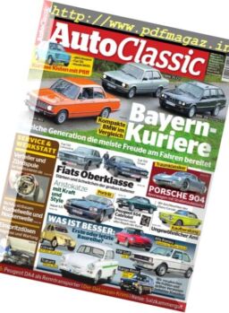 Auto Classic – Marz-April 2017