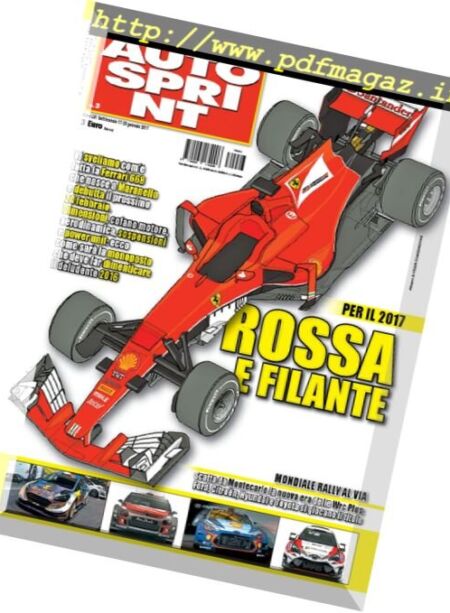 Auto Sprint – 17 Gennaio 2017 Cover