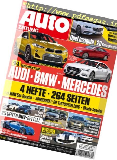 Auto Zeitung – 14 Dezember 2016 Cover