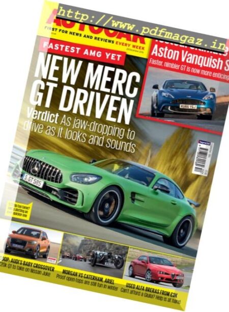 Autocar UK – 28 December 2016 Cover