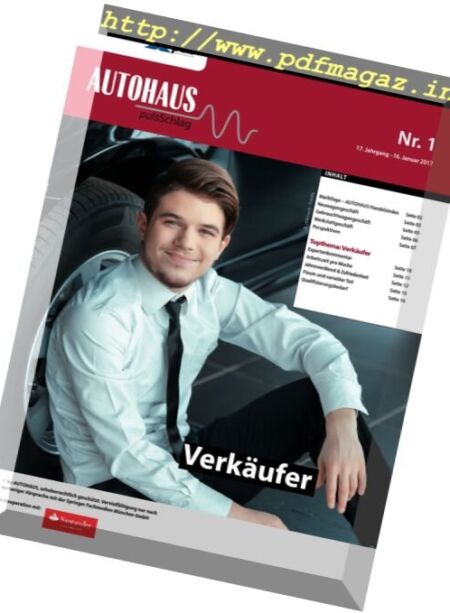 Autohaus pulsSchlag – 16 Januar 2017 Cover