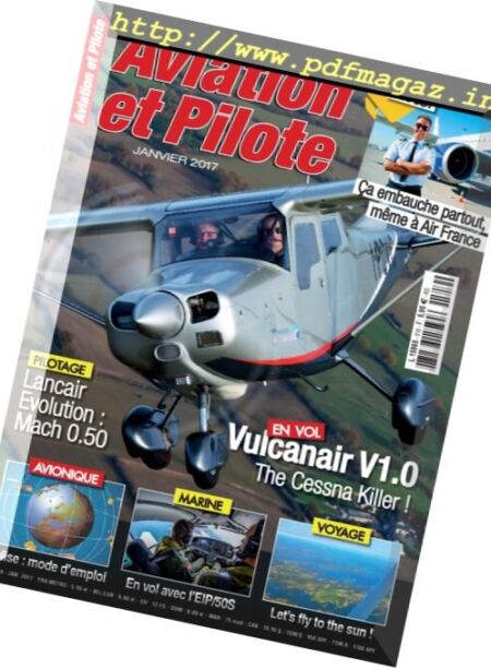 Aviation et Pilote – Janvier 2017 Cover