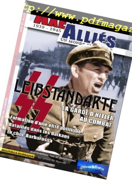 Axe & Allies – N 14, Leibstandarte SS La Garde D’Hitler au Combat Cover