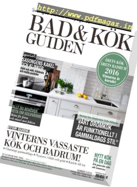 Bad & Kok Guiden – Nr.5, 2016 Cover