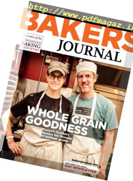 Bakers Journal – December 2016 Cover