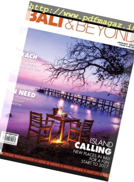 Bali & Beyond Magazine – January 2017 Cover