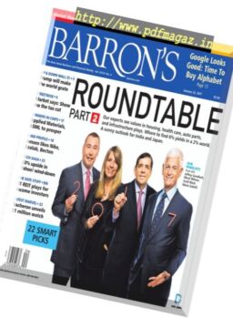 Barron’s Magazine – (01 – 23 – 2017)